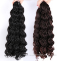 20 polegadas Ocean Wave Sintético Crochet Tranças Extensões de Cabelo